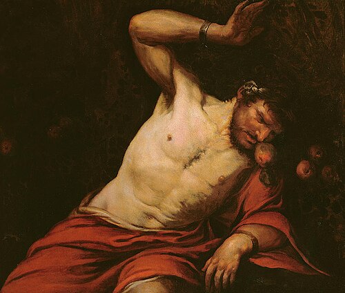 Tantalus by Giambattista Langetti, 17th century